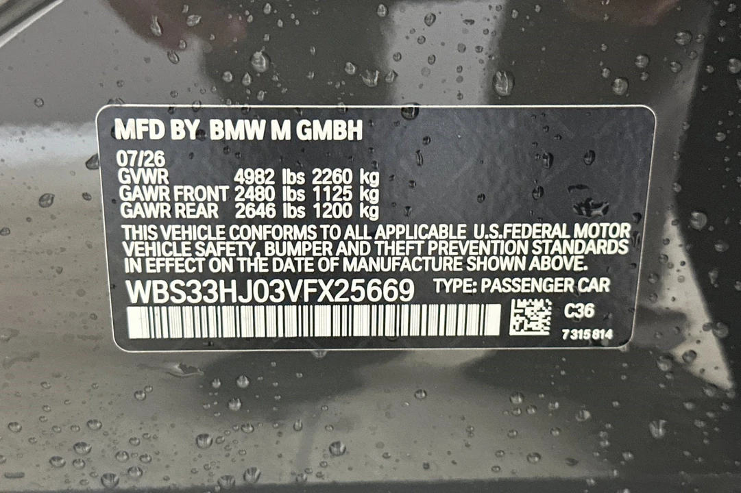 2027 BMW G80 M3 Sedan - Image 22 of 28