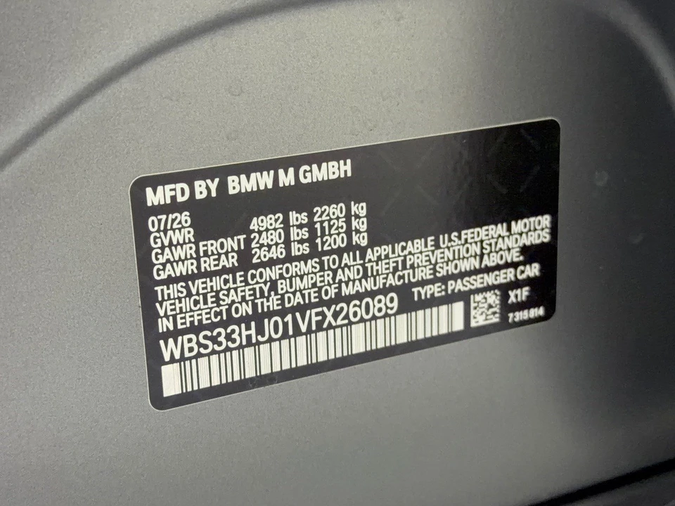 2027 BMW G80 M3 Sedan - Image 30 of 30