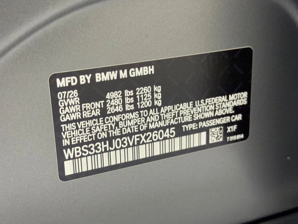 2027 BMW G80 M3 Sedan - Image 30 of 30