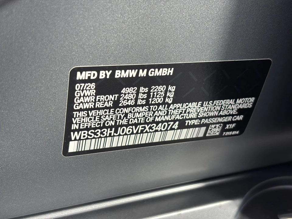 2027 BMW G80 M3 Sedan - Image 31 of 31