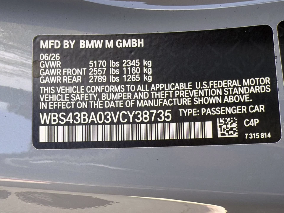 2027 BMW G82/G83 M4 - Image 23 of 31