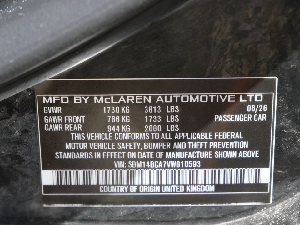 2027 McLaren 750S Spider - Image 29 of 29