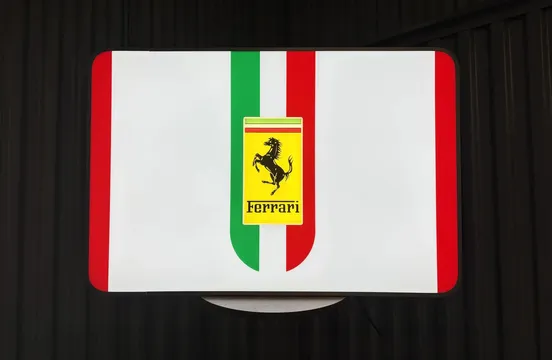 Ferrari Illuminated Display Sign