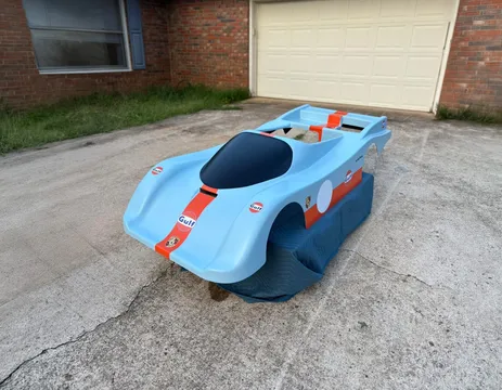 Porsche 962 Go-Kart Wall Art