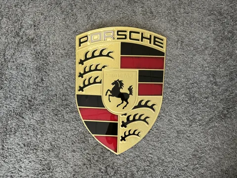 Porsche Crest Wall Sign