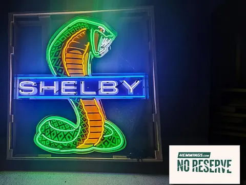 Shelby Snake Neon Sign