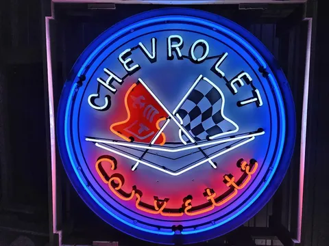 Chevrolet Corvette Neon Sign