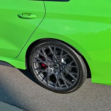 OEM Audi RS3 Carbon Package Wheels and Bridgestone Potenza Sport Tires