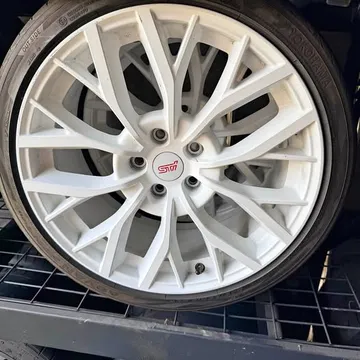 Subaru WRX STI OEM Wheels with Yokohama Tires