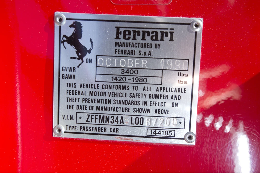 1990 Ferrari F40 - Image 7 of 31