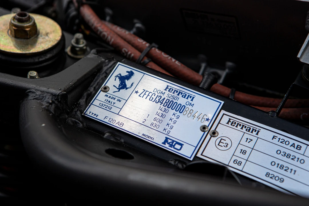 1991 Ferrari F40 - Image 19 of 31
