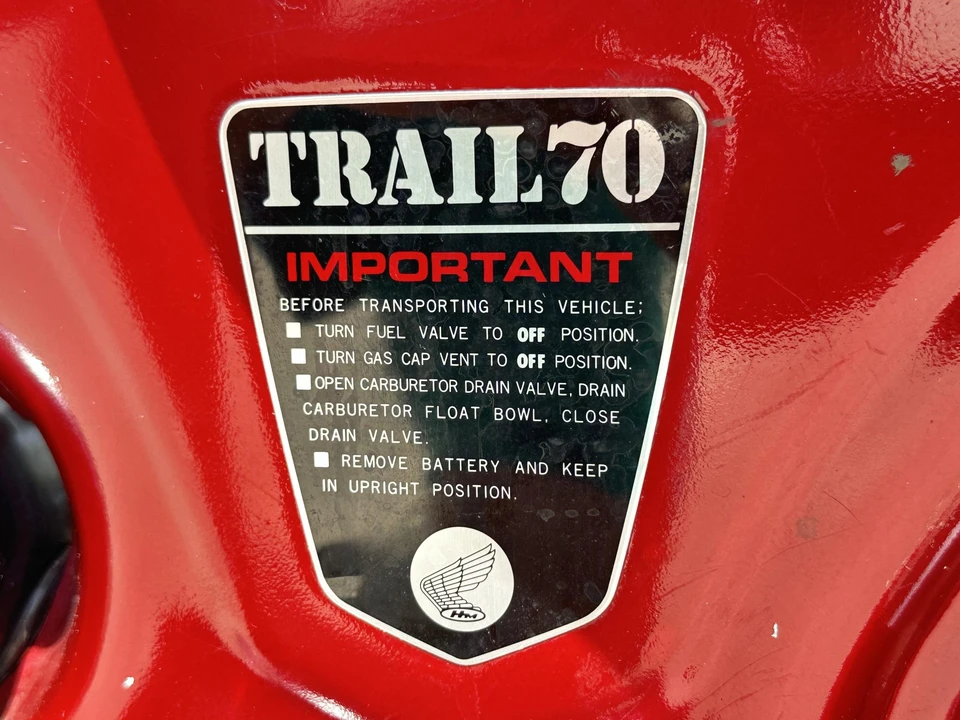 1971 Honda CT70 - Image 19 of 31