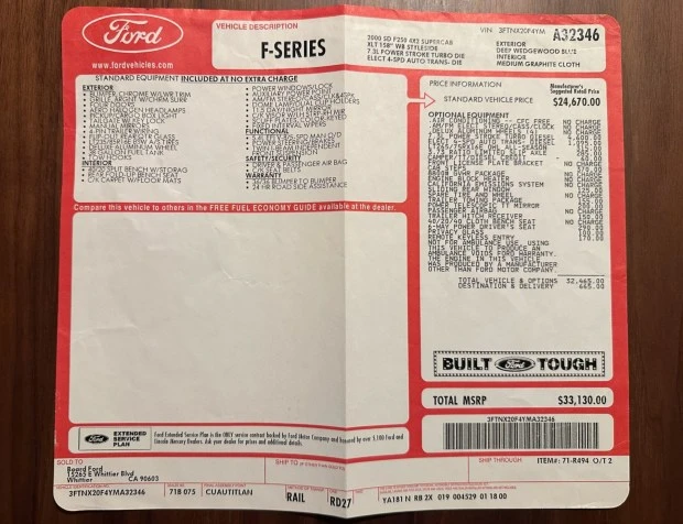 2000 Ford Super Duty 1st Gen - Image 8 of 8