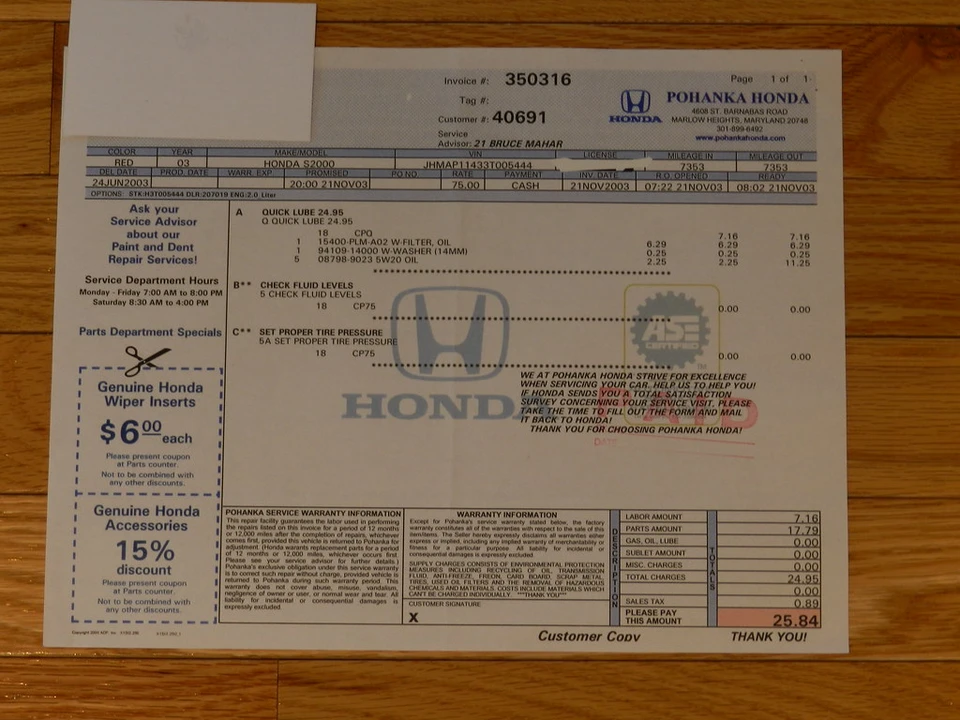 2003 Honda AP1 S2000 - Image 22 of 31