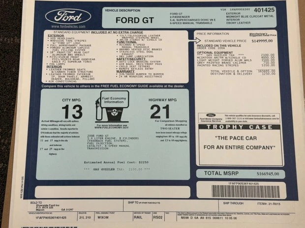 2006 Ford GT 1st Gen - Image 9 of 9