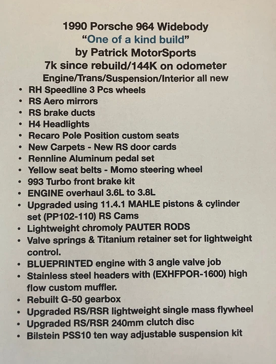 1990 Porsche 964 Carrera - Image 22 of 22