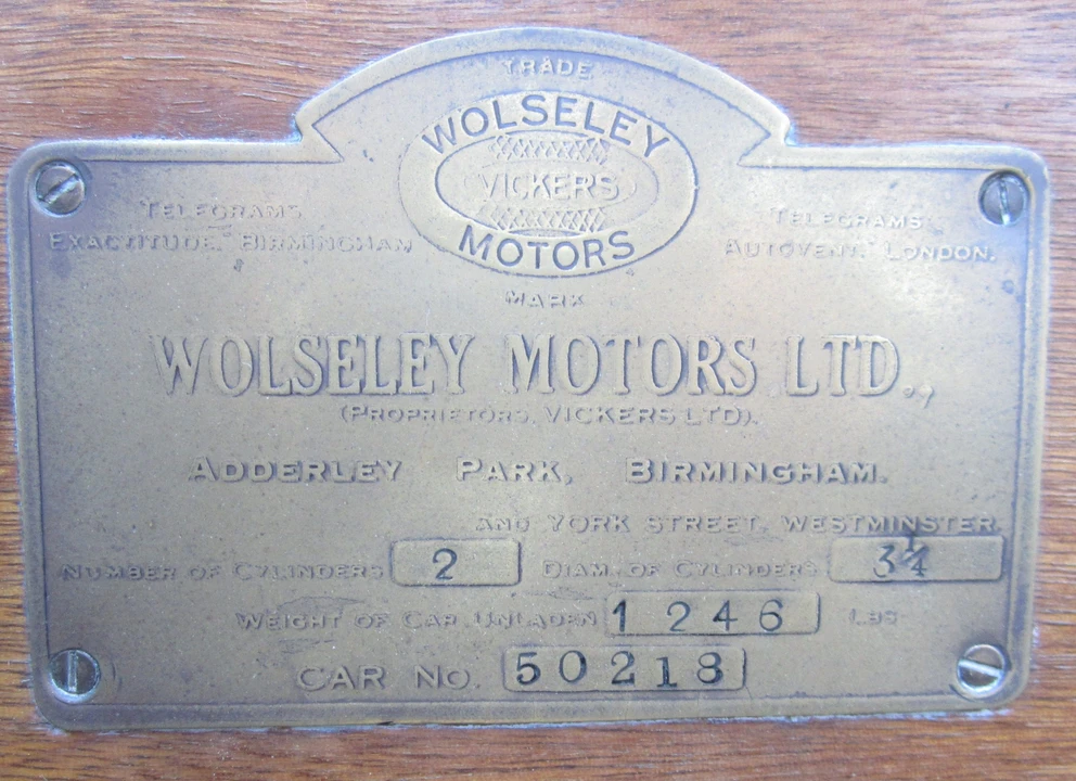1922 Wolseley - Image 2 of 6