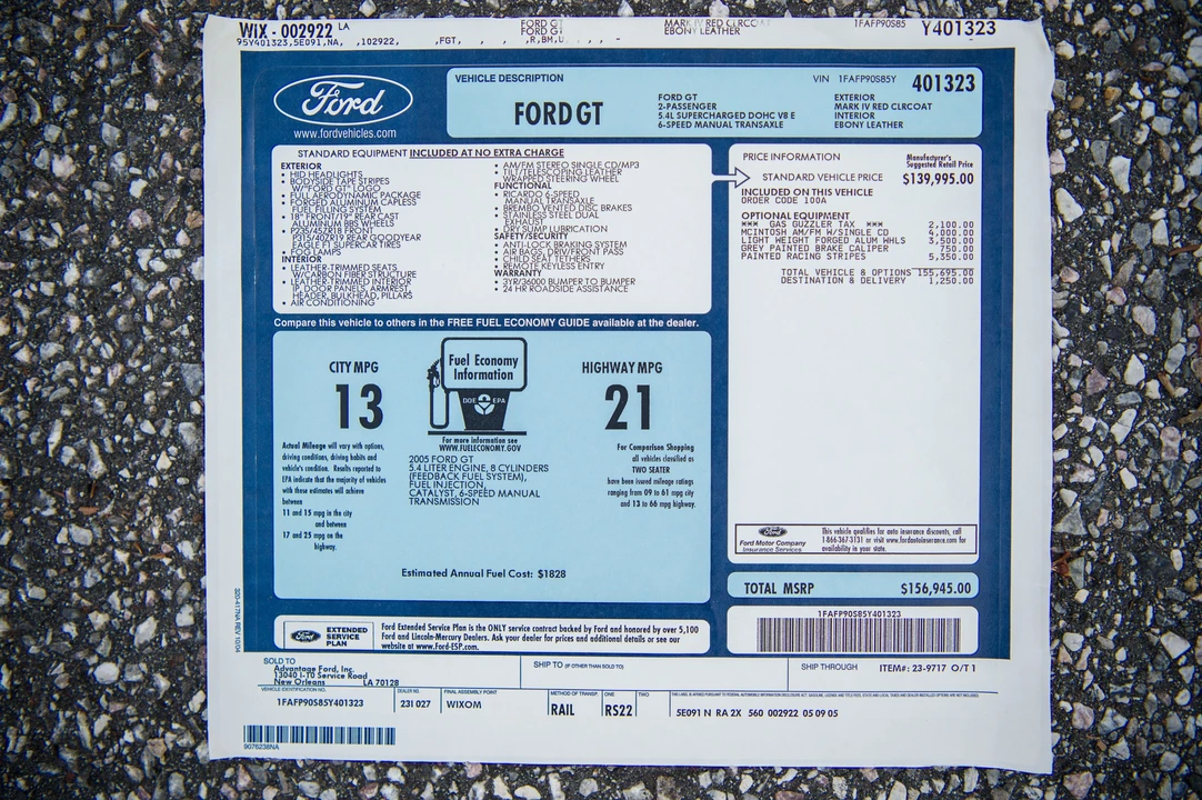 2005 Ford GT 1st Gen - Image 8 of 31