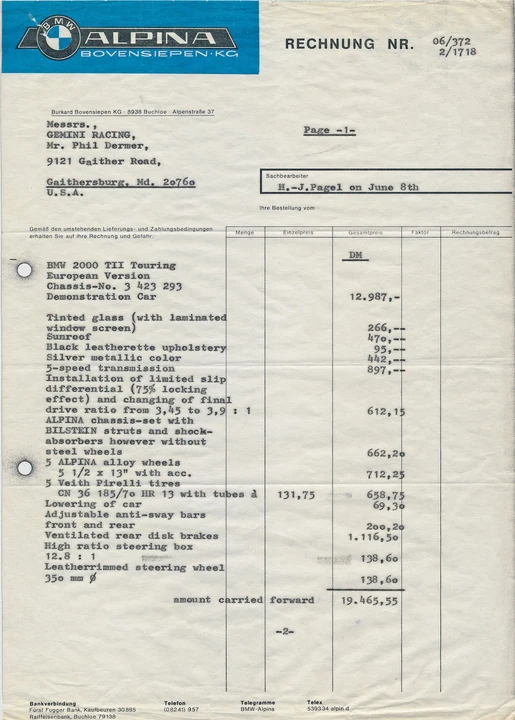 1972 BMW New Class - Image 2 of 31