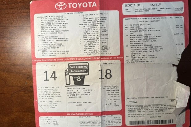 2002 Toyota Sequoia 1st Gen - Image 8 of 8
