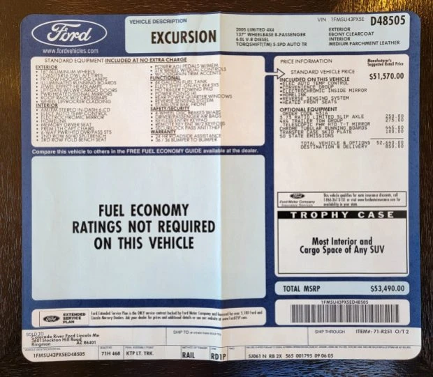 2005 Ford Excursion - Image 8 of 8