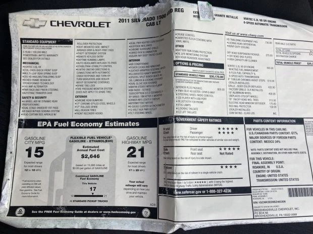 2011 Chevrolet Silverado 2nd Gen - Image 8 of 8