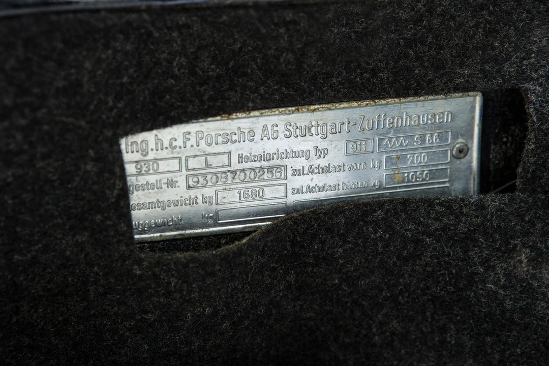 1978 Porsche 930 Turbo - Image 12 of 23