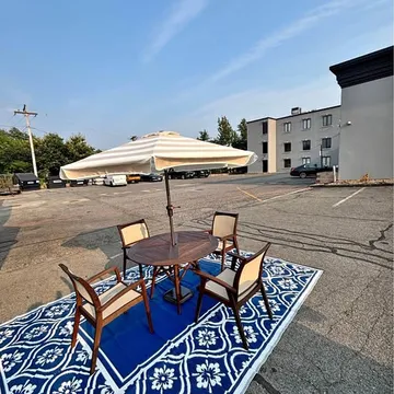 Jensen Topaz IPE Sling Outdoor Dining Set