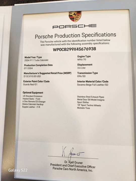 2004 Porsche 996 Turbo - Image 15 of 24