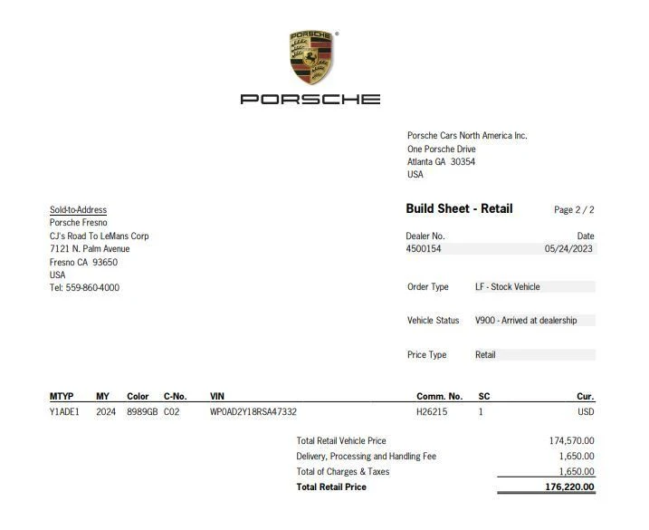 2024 Porsche Taycan GTS - Image 10 of 11