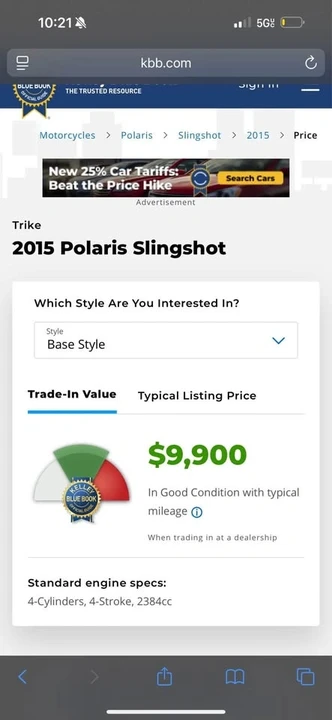 2015 Polaris Slingshot - Image 7 of 7