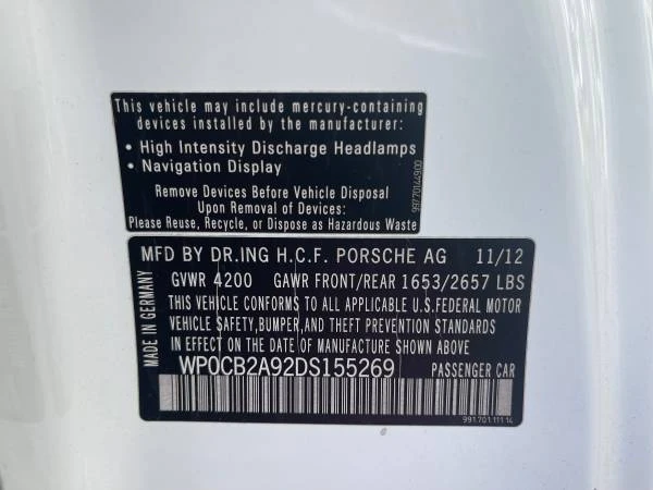 2013 Porsche 991 Carrera S - Image 6 of 10