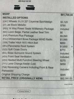 2015 Porsche 958 Cayenne Diesel - Image 4 of 12