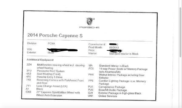 2014 Porsche 958 Cayenne S - Image 17 of 18