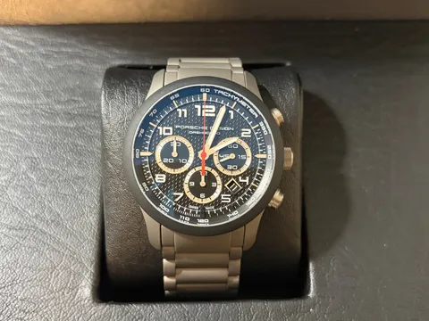 Porsche Design Automatic Titanium Chronograph Watch Ref. P'6612 Full Set