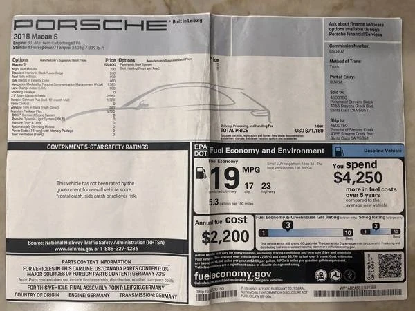 2018 Porsche Macan S - Image 17 of 17