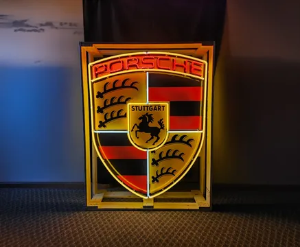 Porsche Neon Sign