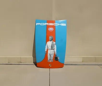 Porsche 928 Gulf Livery Art Hood