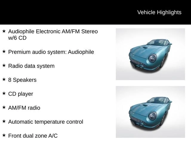 2002 Ford Thunderbird 11th Gen - Image 7 of 11