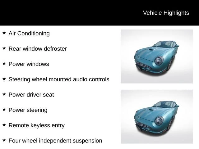 2002 Ford Thunderbird 11th Gen - Image 11 of 11