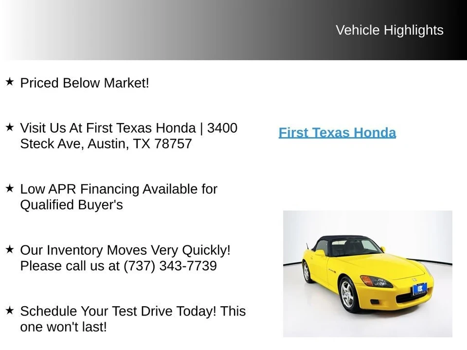 2003 Honda AP1 S2000 - Image 9 of 31