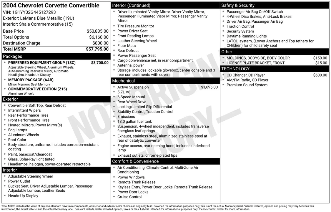 2004 Chevrolet Corvette C5 - Image 3 of 31