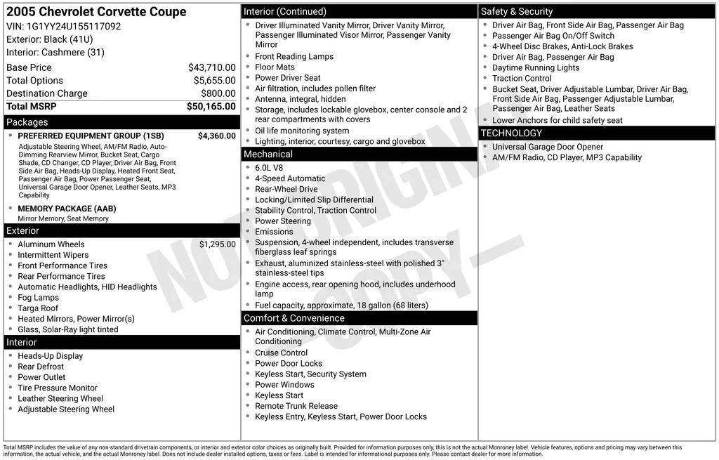 2005 Chevrolet Corvette C6 - Image 2 of 8