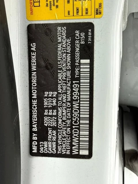 2013 Mini Countryman 1st Gen - Image 9 of 16
