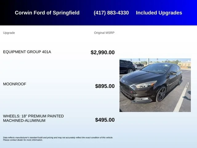2015 Ford Focus ST 3rd Gen - Image 5 of 20