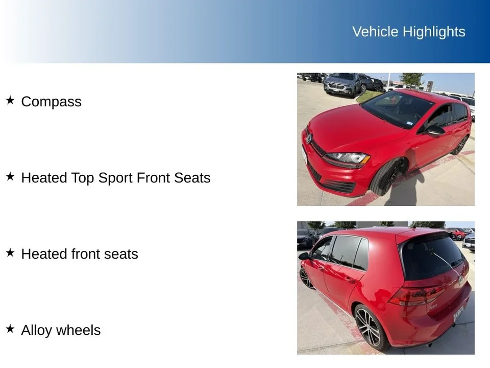 2017 Volkswagen GTI Mk7 - Image 7 of 7