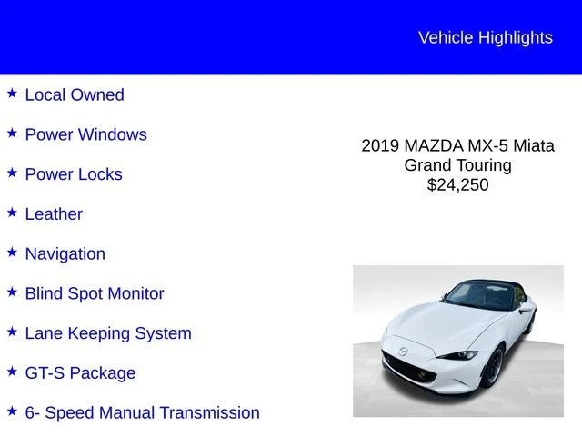 2019 Mazda ND MX-5 Miata - Image 2 of 6