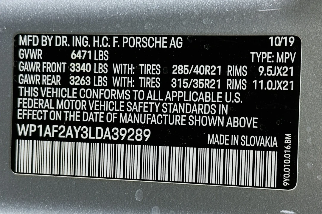 2020 Porsche 9Y0/9Y3 Cayenne Turbo - Image 24 of 29