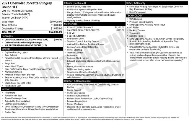 2021 Chevrolet Corvette C8 - Image 11 of 11