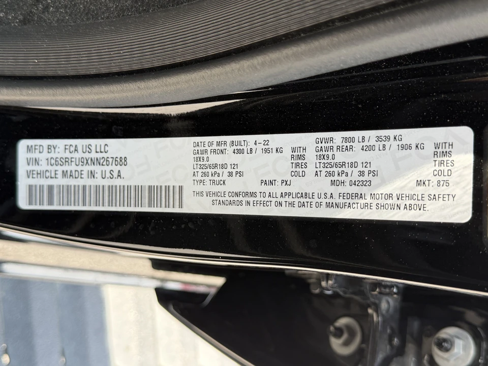 2022 Ram 1500 TRX 1st Gen - Image 16 of 16